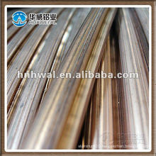 Grooved contact wire